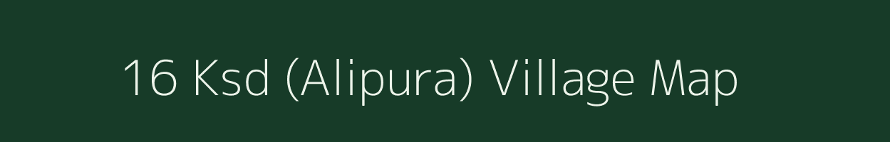 16 Ksd (Alipura) village map in Rajasthan