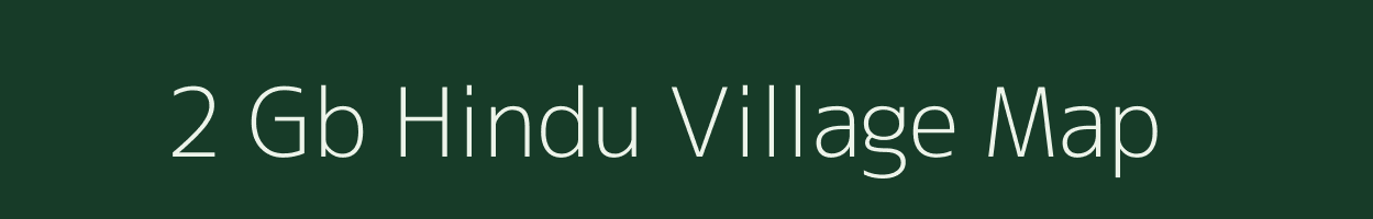 2 Gb Hindu village map in Rajasthan