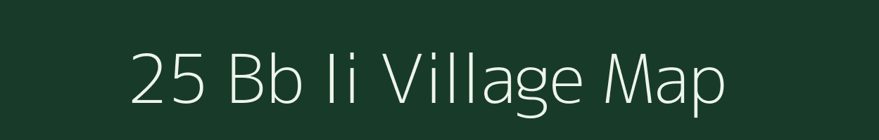 25 Bb Ii village map in Rajasthan