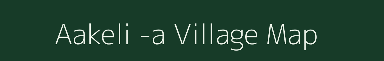 Aakeli -a village map in Rajasthan