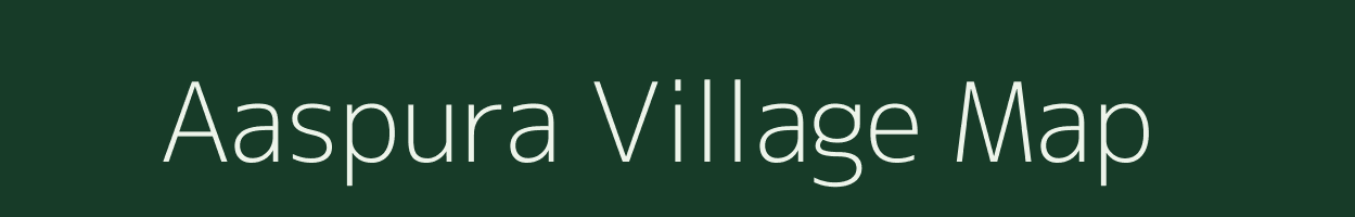 Aaspura village map in Rajasthan