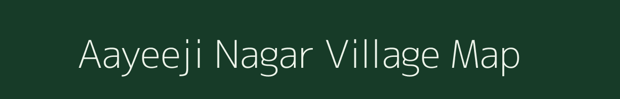 Aayeeji Nagar village map in Rajasthan