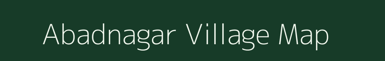 Abadnagar village map in West Bengal