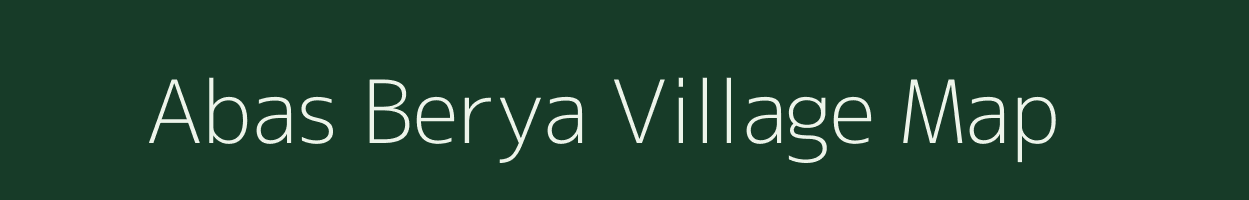 Abas Berya village map in West Bengal