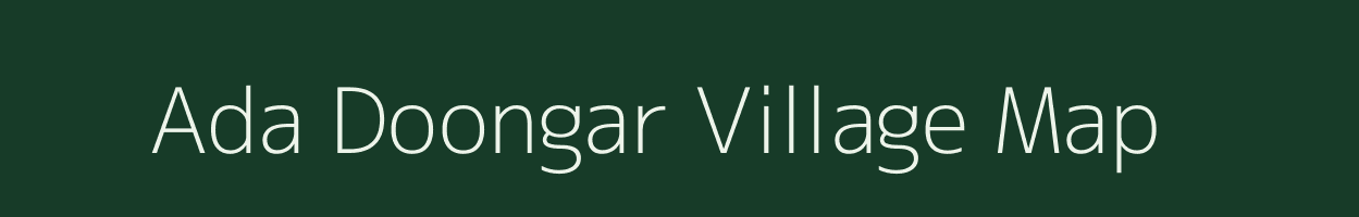 Ada Doongar village map in Rajasthan