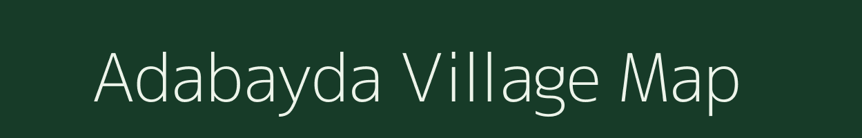 Adabayda village map in Madhya Pradesh