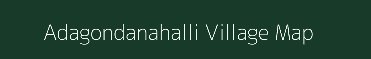 Adagondanahalli village map in Karnataka