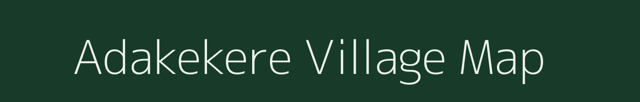 Adakekere village map in Karnataka