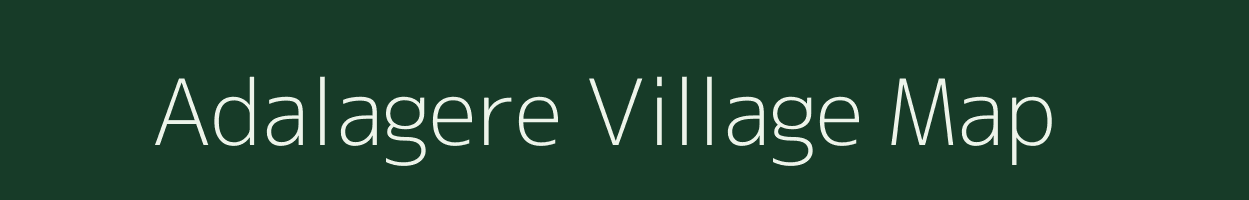 Adalagere village map in Karnataka