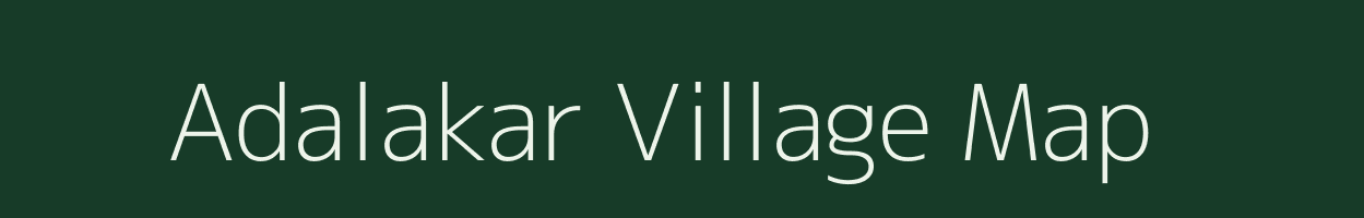 Adalakar village map in Rajasthan