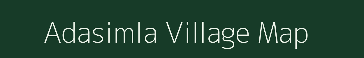 Adasimla village map in West Bengal