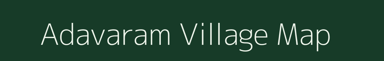 Adavaram village map in Andhra Pradesh