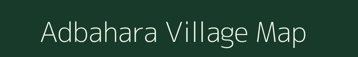 Adbahara village map in West Bengal