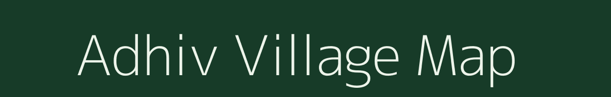 Adhiv village map in Maharashtra