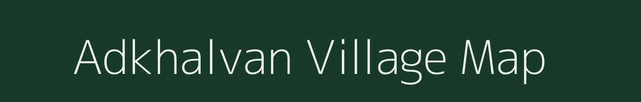 Adkhalvan village map in Maharashtra