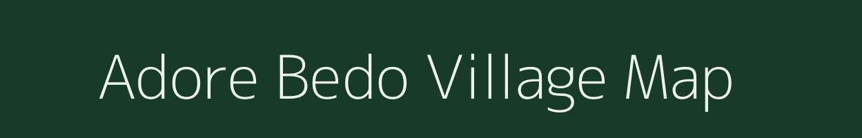 Adore Bedo village map in Jharkhand