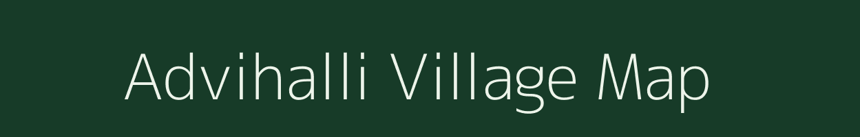 Advihalli village map in Karnataka