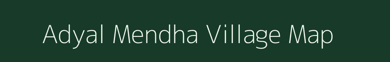 Adyal Mendha village map in Maharashtra