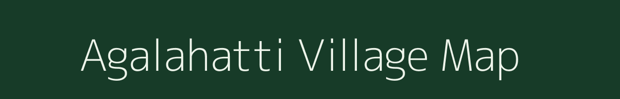 Agalahatti village map in Karnataka