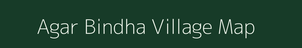Agar Bindha village map in Odisha