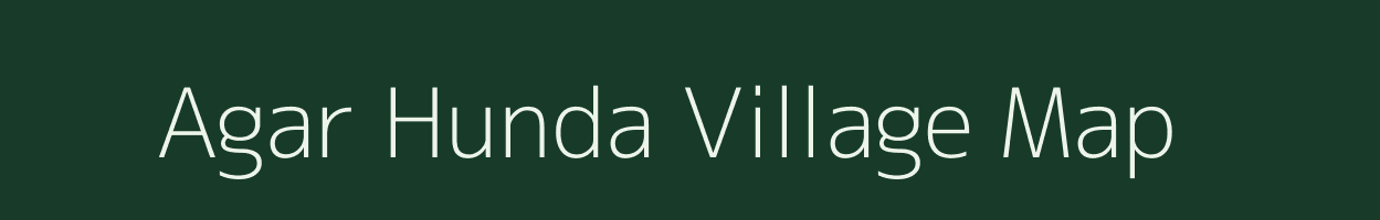 Agar Hunda village map in Uttar Pradesh