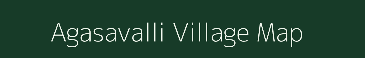 Agasavalli village map in Karnataka