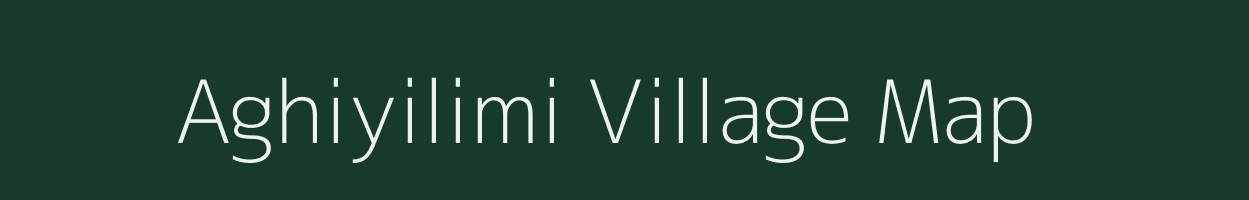 Aghiyilimi village map in Nagaland
