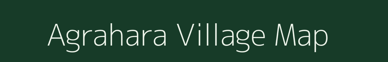 Agrahara village map in Karnataka