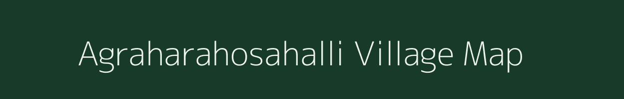 Agraharahosahalli village map in Karnataka