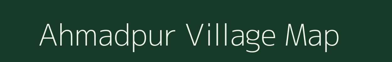 Ahmadpur village map in Rajasthan