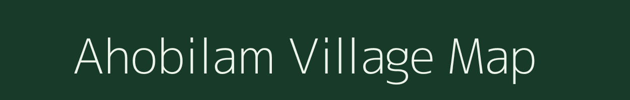 Ahobilam village map in Andhra Pradesh