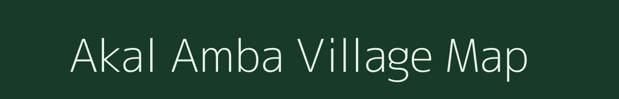 Akal Amba village map in Madhya Pradesh