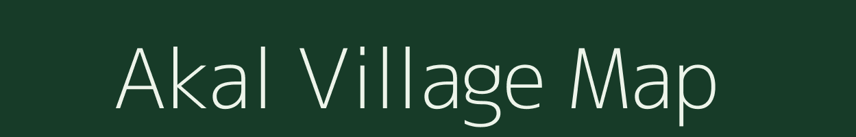 Akal village map in Rajasthan