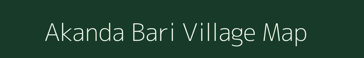 Akanda Bari village map in West Bengal