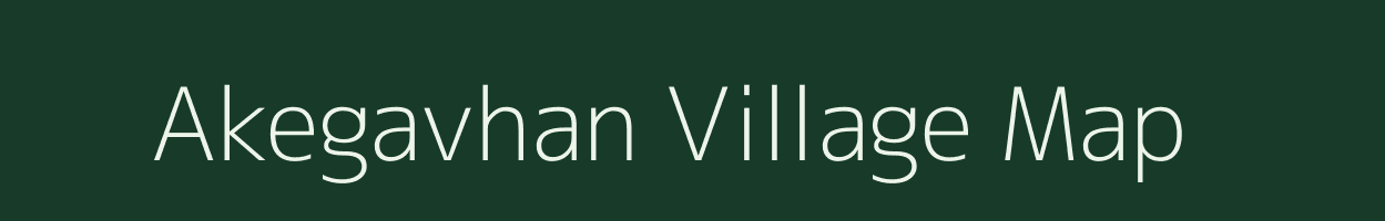 Akegavhan village map in Maharashtra