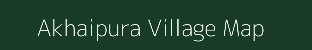 Akhaipura village map in Rajasthan