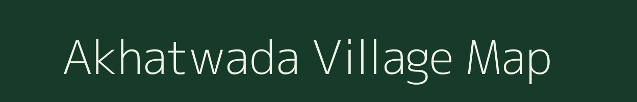 Akhatwada village map in Maharashtra