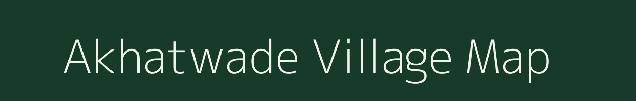 Akhatwade village map in Maharashtra