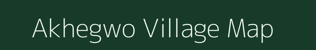 Akhegwo village map in Nagaland