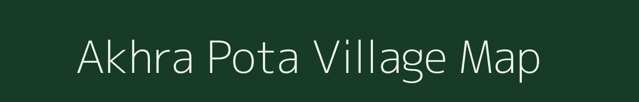 Akhra Pota village map in West Bengal