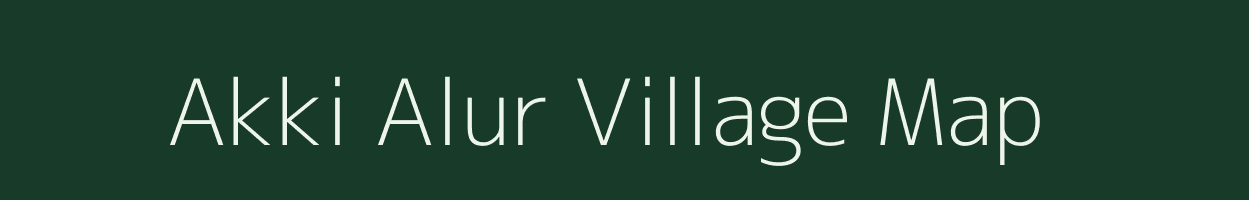 Akki Alur village map in Karnataka