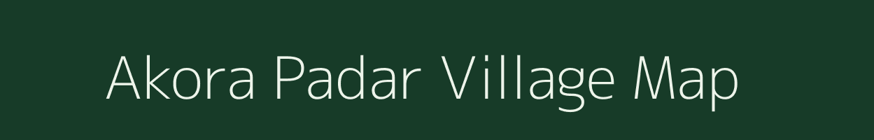 Akora Padar village map in Rajasthan