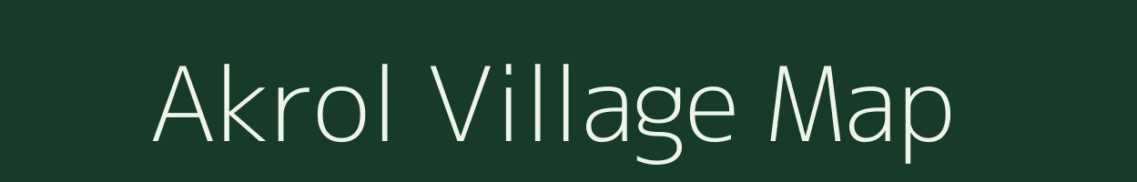 Akrol village map in Rajasthan