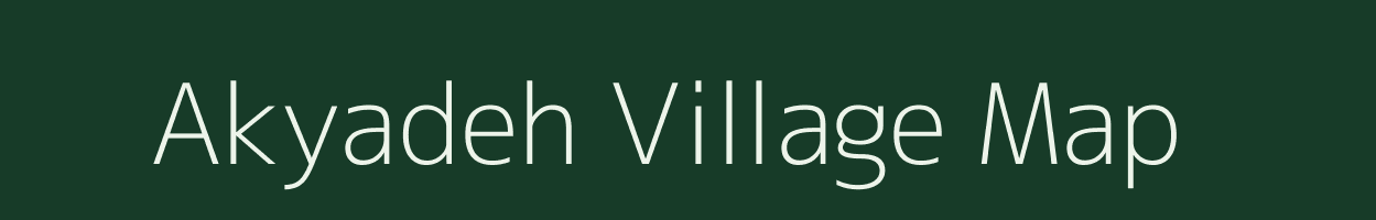 Akyadeh village map in Madhya Pradesh