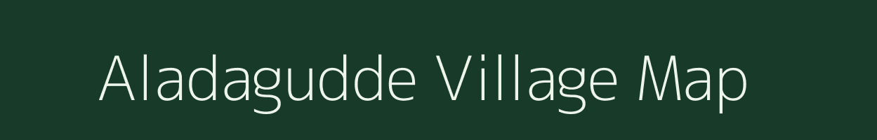 Aladagudde village map in Karnataka