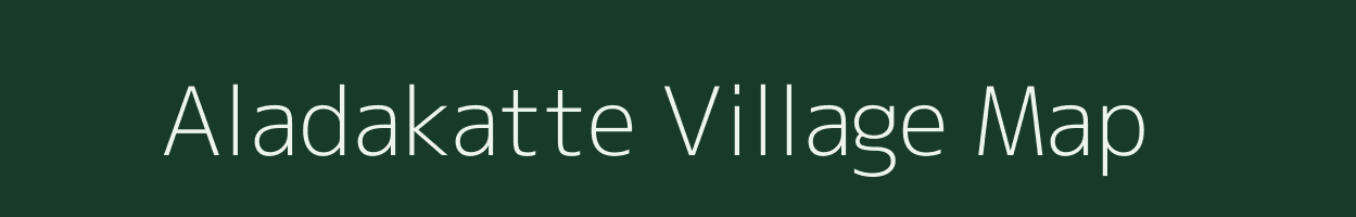 Aladakatte village map in Karnataka