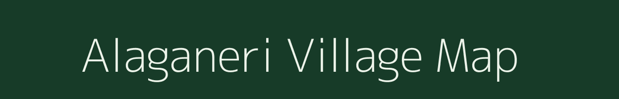 Alaganeri village map in Tamil Nadu