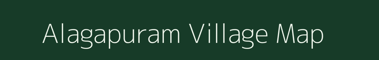 Alagapuram village map in Tamil Nadu