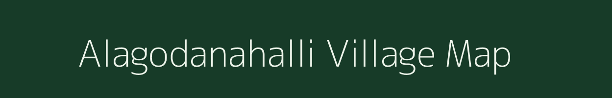 Alagodanahalli village map in Karnataka