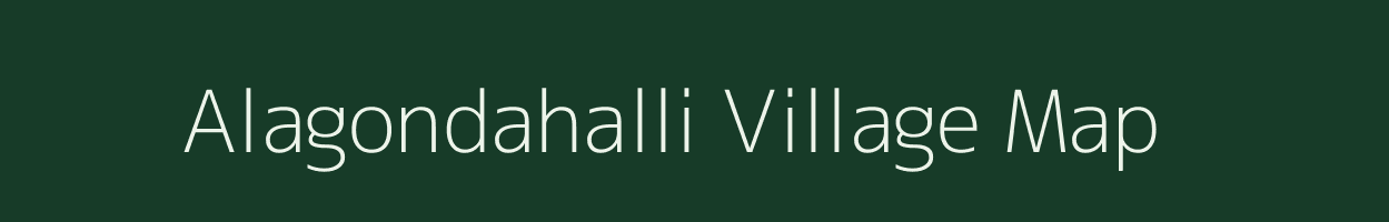 Alagondahalli village map in Karnataka